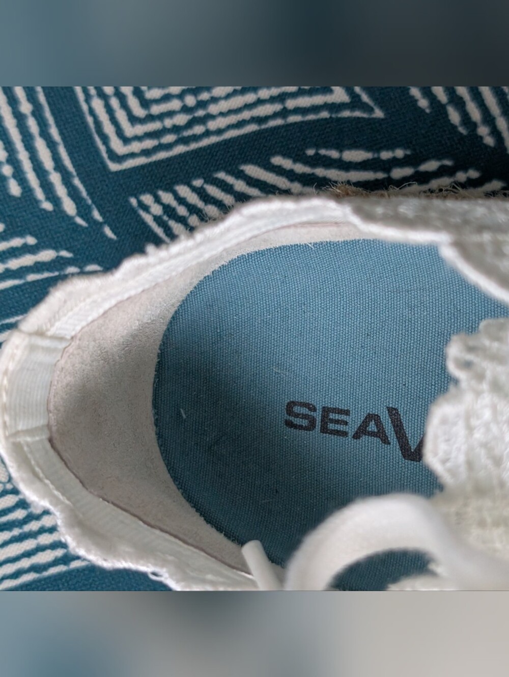 SeaVees White Lace Espadrille Sneakers 7.5 - Picture 10 of 10